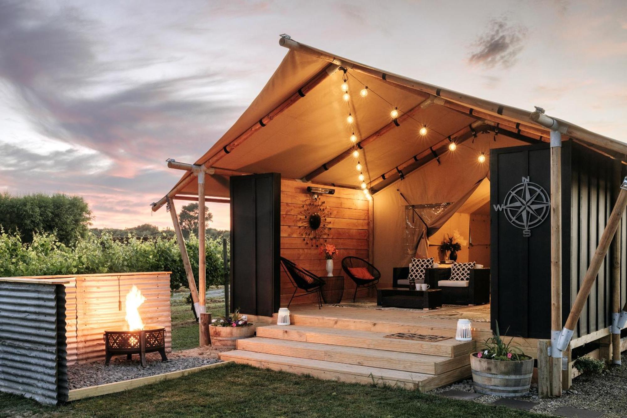 Villas & Vines Glamping Хейстингс Екстериор снимка
