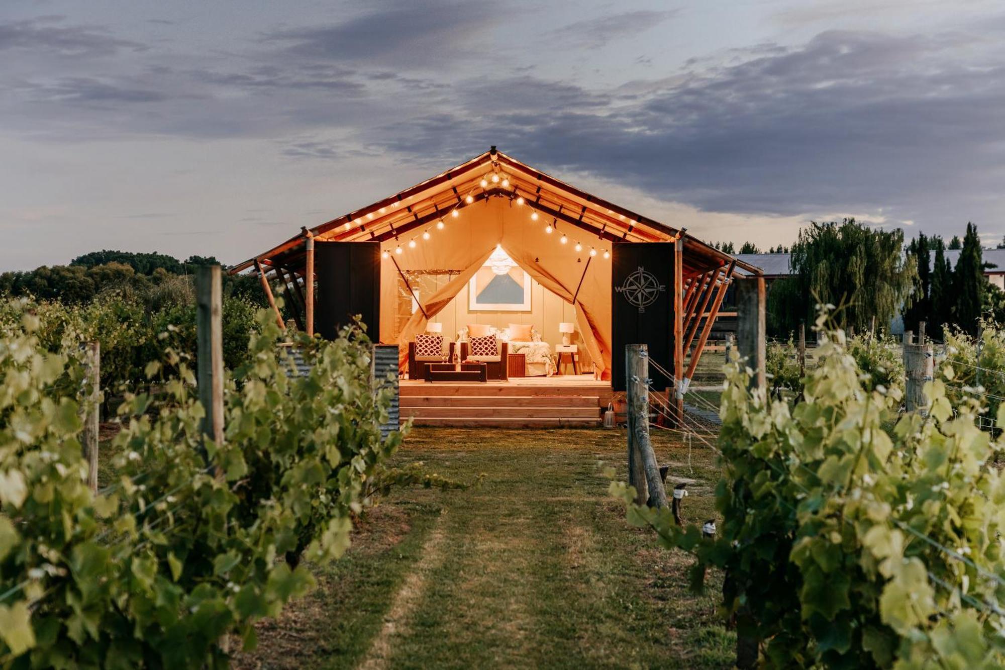 Villas & Vines Glamping Хейстингс Екстериор снимка